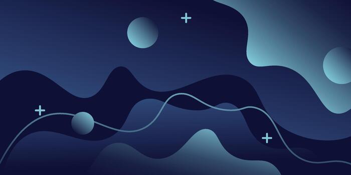 Abstract flowing blue wave background. Simple dynamic color background concept. eps10 vector