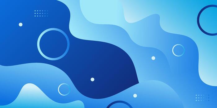 Abstract bright blue wave pattern background. Simple and futuristic banner background. vector