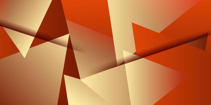 resumen modelo de superposición formas con brillante triangulos. naranja antecedentes diseño. eps10 . vector