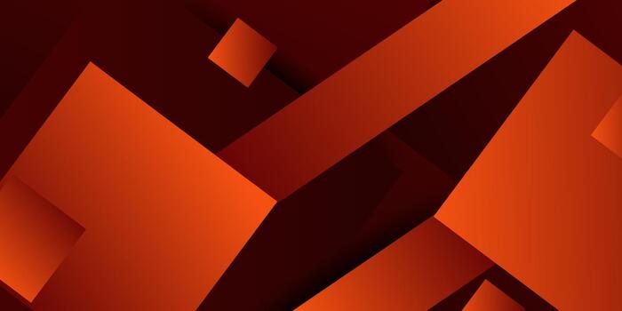 resumen naranja cuadrado antecedentes modelo. simple, fluido superposición forma diseño. frio bandera elemento diseño. eps10. vector