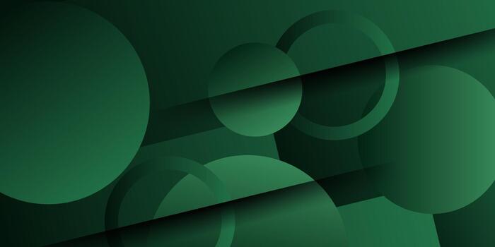 Green overlapping abstract background pattern. Simple and popular background circle element concept. eps10 vector