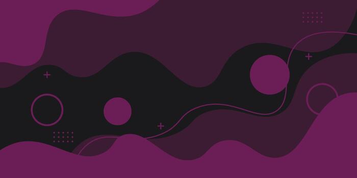 Modern abstract background with purple waves and dark gradient. Abstract geometric pattern, simple background design for banners, brochures, presentations, and business cards. Eps10 vector