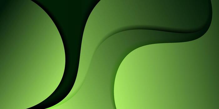 resumen 3d antecedentes con verde color. ola modelo de superposición sombra líneas. frio diseño. eps10. vector