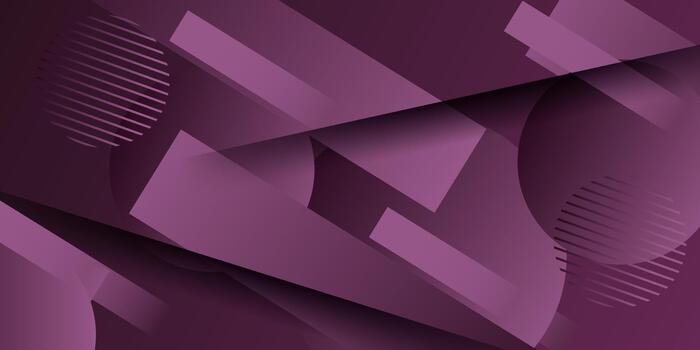 Purple futuristic geometric abstract background with square background design. Overlapping circle and square pattern. Eps10 vector