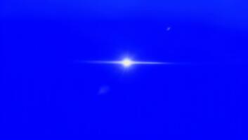 ljus mycket liten stjärna ljus lysande mjukt i djup blå tömma abstrakt bakgrund. abstrakt begrepp video