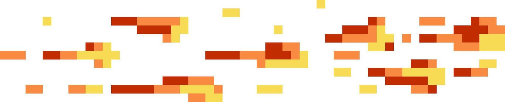 resumen píxel modelo creando un vibrante digital mosaico diseño vector