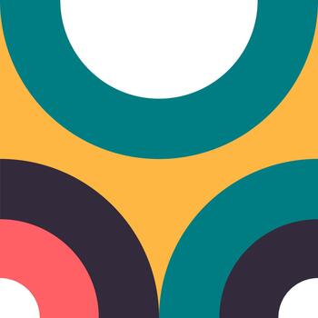 Abstract geometric shapes forming a colorful modern background vector