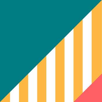 Abstract geometric pattern with colorful diagonal shapes vector