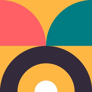 Abstract geometric pattern, background with colorful shapes vector