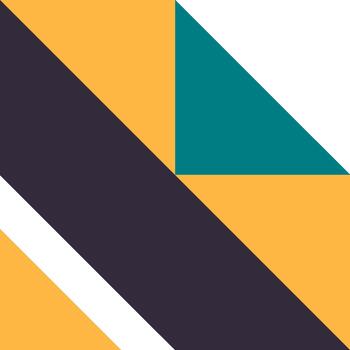 Abstract, geometric pattern background with colorful shapes vector