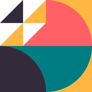 Abstract geometric pattern forming graphic modern background design vector