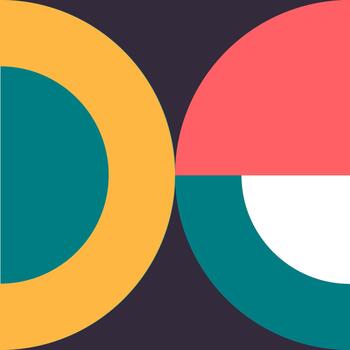 Abstract geometric pattern forming colorful modern design vector