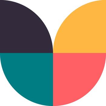 Abstract geometric colorful graphic design presenting modern shapes vector