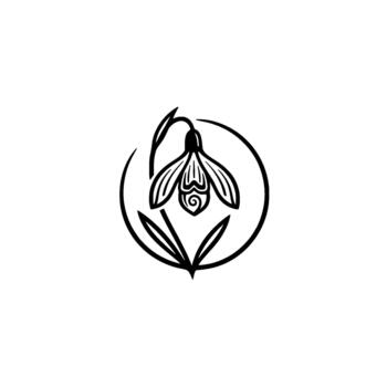 Delicate bee illustration within a circular wreath showcasing botanical elegance and natural pollination concepts for projects vector