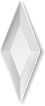 White diamond shape creating abstract geometric background vector