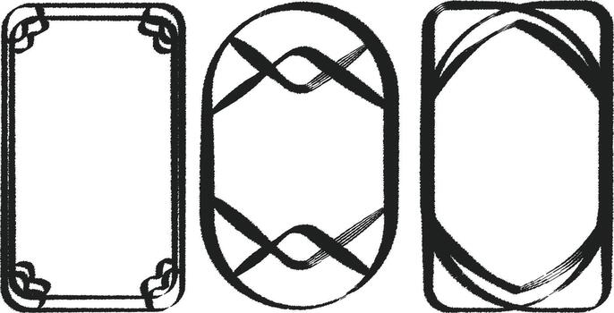 Modern Dark Teal Rounded Corner Geometric Abstract Shape Element for Business Presentation or Website Banner vector