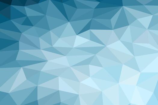 Abstract blue background. Low-poly triangular pattern in a modern style. vector