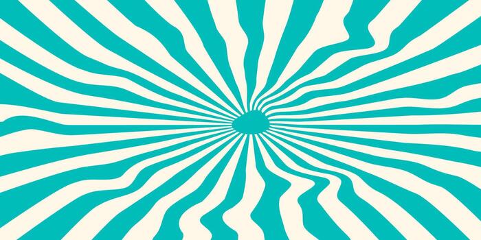 raya arco iris maravilloso ondulado antecedentes conjunto con retro curvas vector