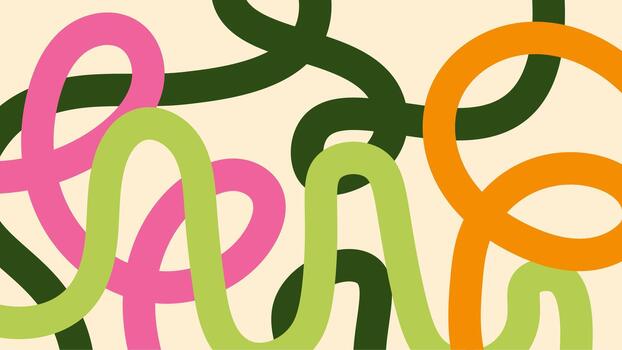 wavy line pattern in minimalist style. Abstract artistic background for creative projects and prints. vector