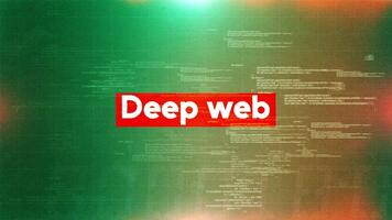 profundo rede palavra dentro hacking e cíber segurança video