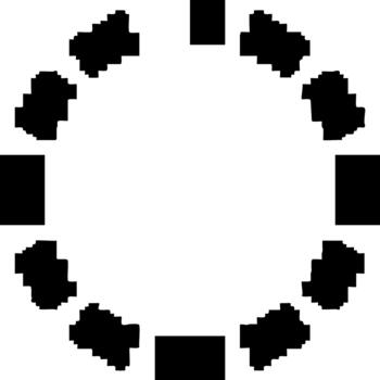 resumen circular geométrico marco frontera elemento vector