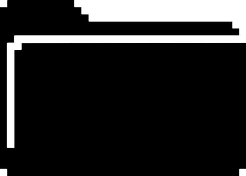 sencillo negro carpeta icono para digital datos almacenamiento y archivos concepto vector