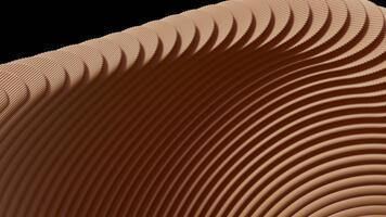 3d animazione con liscio Linee quello mossa e curva, formatura un intricato modello quello riempimenti il intero telaio nel il fine. il file contiene video