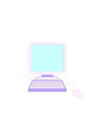 delning effekt animering av platt Färg illustration av en dator fel video