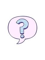 starburst effetto animazione di domanda marchio e discorso bolla video