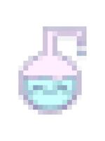 pixeliseren effect animatie van illustratie van een wetenschap experiment video