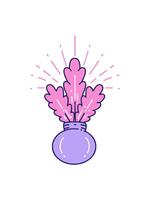 sacudida movimiento animación de tradicional tatuaje estilo casa planta video