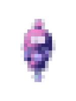 pixelisera effekt animering av robot med ljus Glödlampa video