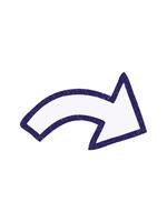 ändring Färg animering av pekande pil krita teckning video