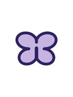 ändring Färg animering av enkel teckning av en fjäril video