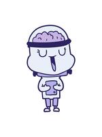 mutevole colore animazione di contento cartone animato di robot video