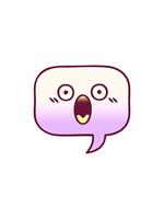 starburst effekt animering av lutning skuggad tecknad serie av en Tal bubbla i ljus glöd Färg video