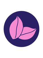 hilado movimiento animación de icónico tatuaje estilo imagen de hojas video