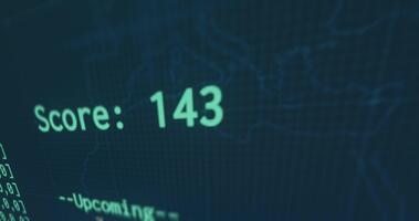 dati in lavorazione e analitica visualizzazioni video