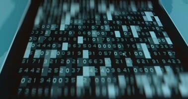 binär koda, digital data ström video