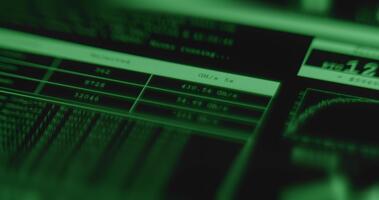 gränssnitt visning de hastighet av brytning gh per andra video