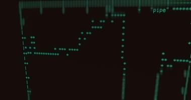 Display created using the principle of Persistence of Vision video