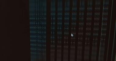 hexadecimal representação do uma computador Arquivo video