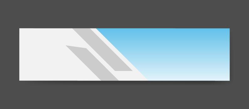 Abstract horizontal web header banner background template vector