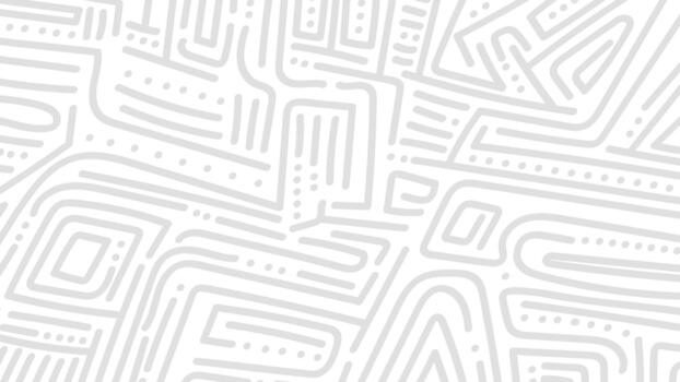 Abstract Memphis Lines Dots Shapes Circuits Labyrinth Pattern Background. Illustration vector
