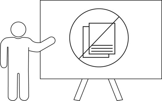 un figura puntos a un tablero con un No proceso de copiar símbolo vector