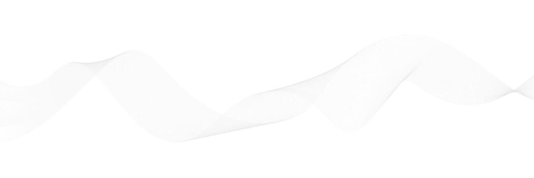 resumen fluido onda de sonido antecedentes. suave degradado ola patrón, minimalista blanco fondo. moderno tecnología líneas. vector