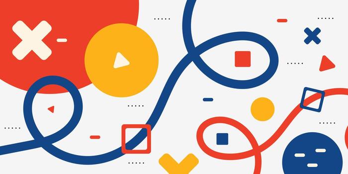 resumen brillante bandera modelo antecedentes con geométrico formas elemento concepto diseño. de moda y vistoso modelo estilo. vector