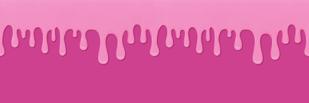 3D illustration of pink dripping liquid with a smooth gradient effect, representing creativity, playfulness, and modern design themes. Ideal for colorful, fun, and artistic projects. vector