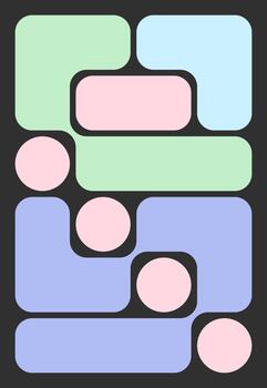 bento cuadrícula póster con sencillo rectángulos, cuadrícula, redondeado losas y manchas mínimo inspirado en el año 2000 diseño para moderno gráfico diseño. vector