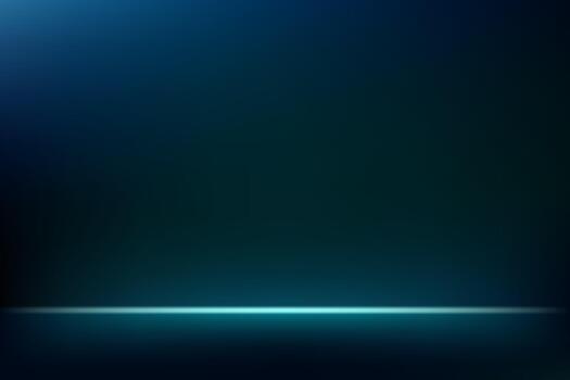 Empty Black and Blue studio room background Space for selling products, backdrop, wallpaper, background, text. Empty Room Studio with table. illustration. vector